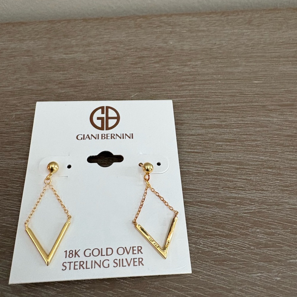 Giani Bernini Gold Sterling Silver Drop Earrings